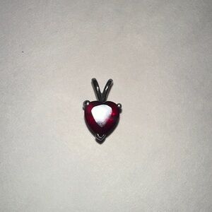 Heart-Shaped Red Pendant